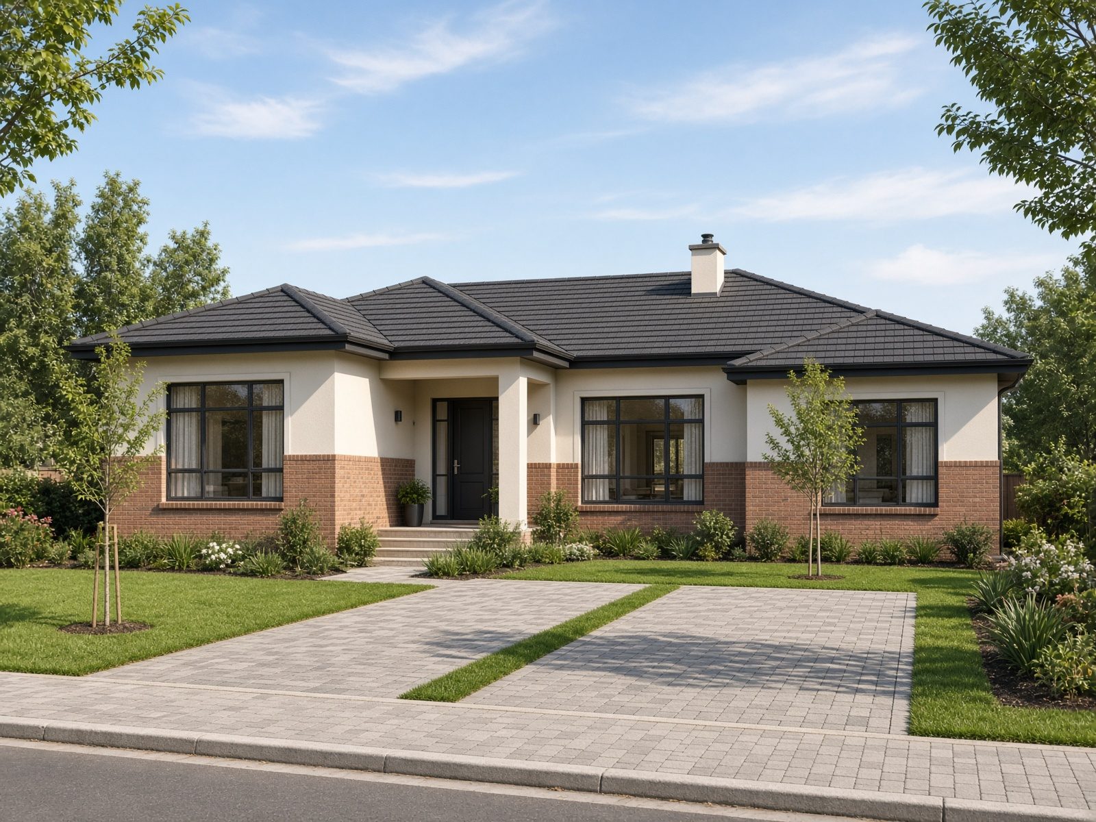 Family-scale house suitable for development contexts — design inspiration